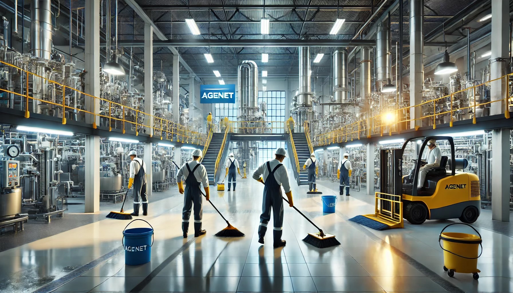 Propreté de locaux collectifs et industriels